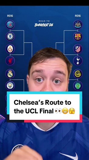 Chelsea’s UCL Draw is HORRIBLE 😬 #chelsea #ucl #draw #championsleague #football