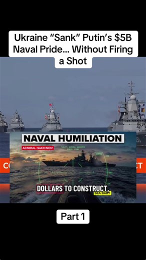 Part 1 Ukraine “Sank” Putin’s $5B Naval Pride… Without Firing a Shot#news #breakingnews #war #ukraine #putin