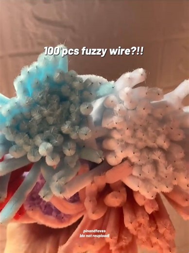100pcs Fuzzy Wires for Creative DIY Crafts