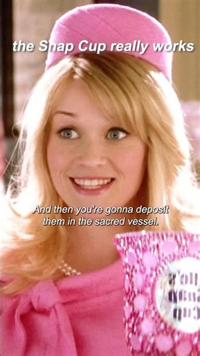 I think the Snap Cup really works #movieclips