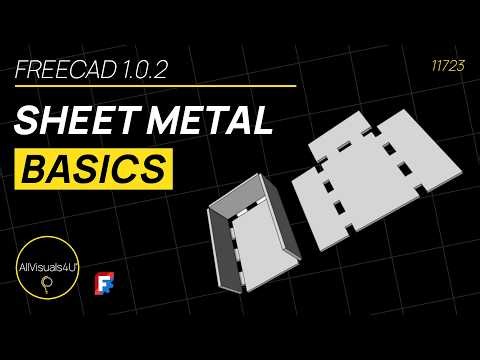 🧰 FreeCAD Sheet Metal Workbench - FreeCAD Tutorial - FreeCAD Sheet Metal Download