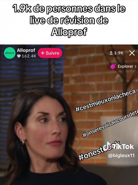 Engaging Live Revision with Alloprof in Montreal