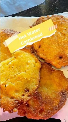 Crispy Hot Water Cornbread | Southern Style Cooking #Shorts