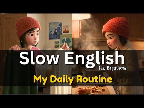 My Daily Routine | Simple English Listening Practice (A2 Level) For Beginners