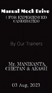 MANUAL TESTING MOCK DRIVE (For EXPERIENCED CANDIDATES) our TRAINERS Mr. MANIKANTA, CHETAN & AKASH Conducted on 03rd Aug, 2023. #manual #mockdrive #qspidersbasavanagudi #itjobs #reelsinstagram #finalmock #mock #placements #placementshub #placement2023 #studentspower #QSpiders #programmingsession #mocktestseries4 | QSpiders Basavanagudi