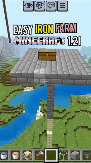 Minecraft Easy iron Farm 1.22