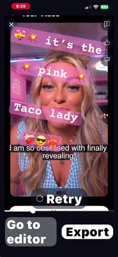 Pink taco MONDAY, 💥 MEN hold your horses. ~LITERALLY ~PINK💥 ~👍🏻👍🏾 she’s back.. on her back