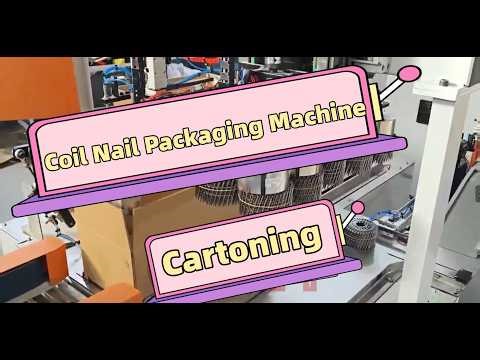 Automatic Coil Nail Packaging Cartoning Machine Robot