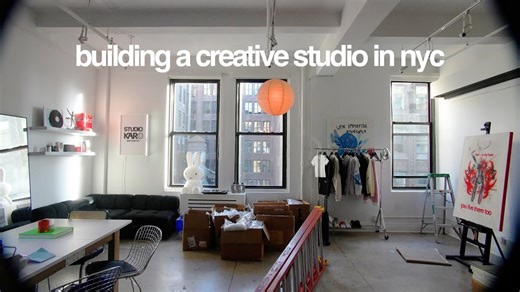 【💡RoomTour】在纽约实现的梦想艺术工作室 | 建立创意工作室的过程和故事