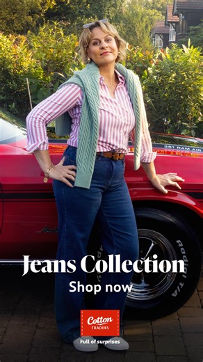 Our jeans: so comfy, your joggers will be jealous. | Cotton Traders