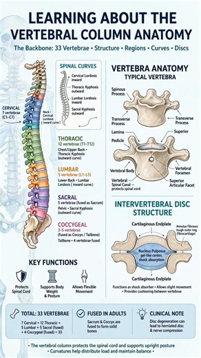 Human Spine Anatomy.