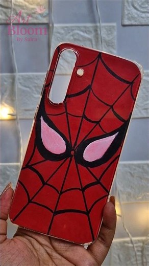 DIY Spiderman Phone case🕸#youtubeshorts #diy #phonecase #spiderman #shorts #trending