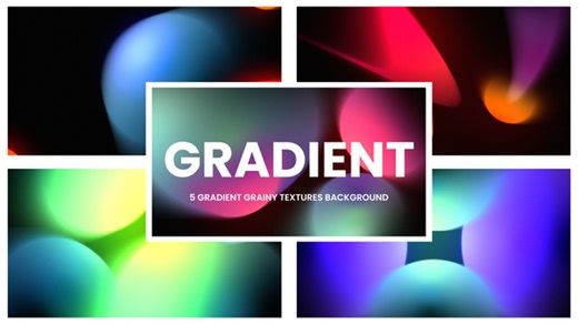Gradient Color Grainy Textures Loop