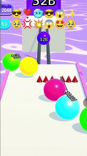 "The 😱 HARDEST Obstacle Course 🥶✨in Ball Run 2048" #61