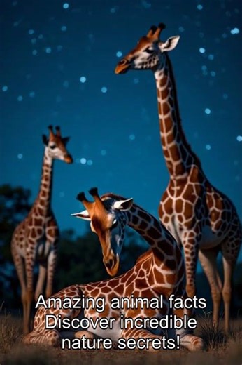 Giraffe Sleep 30min Max! 😴 #Shorts