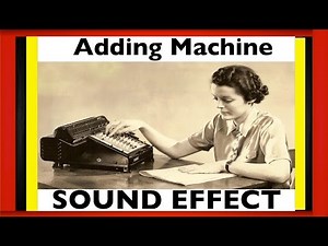 Adding Machine Sound Effect | SFX | HD
