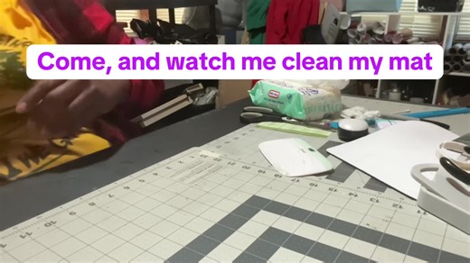 Time to clean mat Get the stickiness back NO MESS NO WATER NO HARSH CHEMICALS #cleaningheckforcricut #cricut #matcleaninghacks #silhouettematcleaningmathack #craftygirl