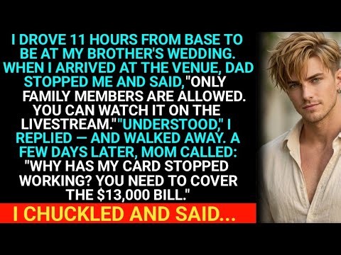 I Drove 11 Hours to My Brother’s Wedding—They Said “You’re Not Family”… Then Everything Changed