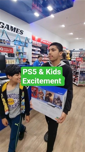 Kids Excitement & Happiness with New PlayStation 5 mini vlog