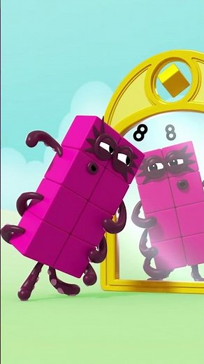Rencontrez Huit | Apprendre à Compter | Palais du Domino | ​Numberblocks en français #shorts