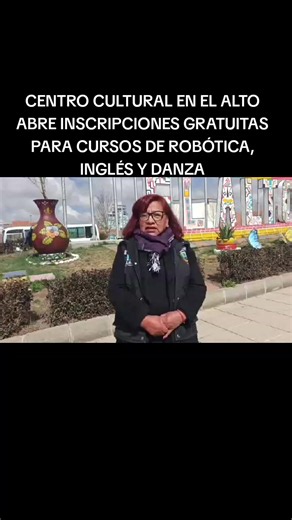 Cursos gratuitos de robótica, inglés y danza en El Alto (inscripciones abiertas)