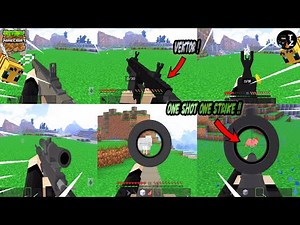 Minecraft - Addon Call of Duty Modern Warfare V2 New Update [GUN MODS 3D] in Minecraft MCPE/BEDROCK