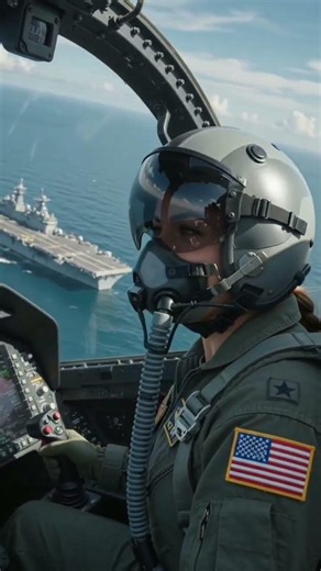 US Air Force F_35 Vertical Landing on an Aircraft Carrier ✈️🌊 #aircraft #f35 #aviation #airforce