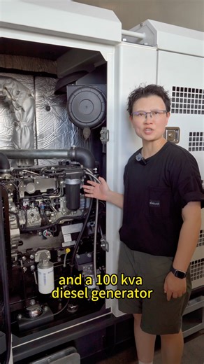 Diesel Generator, but make it efficient & smart. You're welcome. #HybridPower #Microgrid #EnergyIndependence #OffGridLife #PowerOutage | Aokeepower