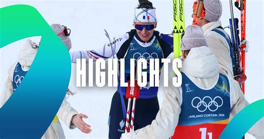 Milano-Cortina 2026 - Biatlón - Relevos mixto - Resumen de los Juegos Olímpicos