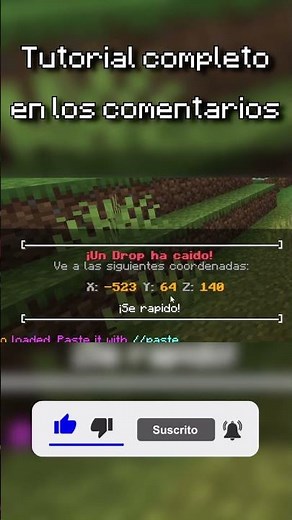 Crear los DROPS de MINECRAFT EXTREMO en ATERNOS #shorts