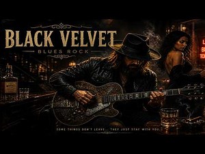 Black Velvet 🔥 Smooth Blues Rock Guitar | Dark Midnight Vibes (Original) | Blues Rock Hits
