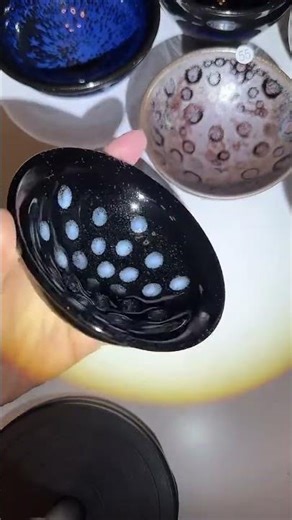 Pearl Dots and Snow Flakes 珍珠斑和雪花油滴 #jianzhan #teacups #art #ceramic