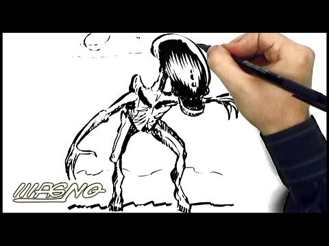 Curso de Desenho: Como Desenhar Aliens-(How to draw aliens)