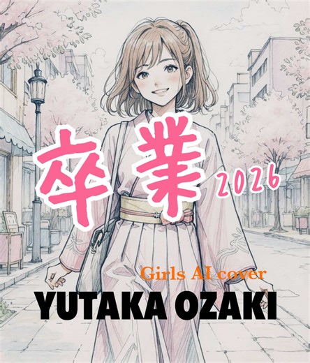 卒業のシーズンです。色んな想いが交錯しますね。尾崎豊「卒業」のAI cover #尾崎豊 #卒業 #AIカバー #懐メロ #昭和の名曲