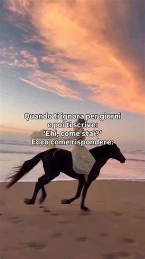 1️⃣ “Sto benissimo. Onestamente avevo dimenticato che avessi il mio numero.” (L’Ego Check) Fa male perché è vero. Gli comunica che mentre lui giocava, tu non stavi aspettando — stavi andando avanti, al punto da dimenticarlo. 2️⃣ “Tutto ok. Oggi siamo annoiati o è saltato il piano B?” (La Chiamata Fuori) Sa benissimo cosa sta facendo. Questo messaggio gli fa capire che tu lo sai. Zero spazio per scuse o bugie. 3️⃣ “Oh guarda, una resurrezione. Hai finito i giga o l’attenzione?” (La Frecciatina Ir