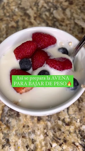 Avena: Receta fácil para bajar de peso