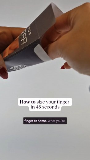 Don't know your finger size? This is how to size your finger at home 👇 If you are unsure of what your finger size is, we'll send you a complimentary finger sizer when you order your ring online. Select, 'send me a ring sizer' in the size drop-down menu. Key points to look out for: 1) You want your ring to have resistance as it comes over your knuckle but not too tight that it's going to stop circulation and cause your finger to swell. 2) Take into consideration that weather affects the size of 