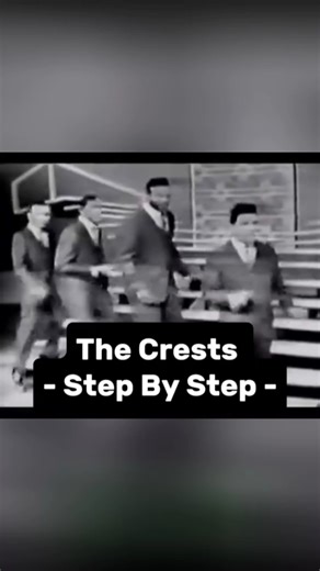 The Crests - Step By Step - (1960) La canción “Step by Step”, que fue escrita por Billy Dawn Smith y Ollie Jones, alcanzó el puesto 14 en el Billboard Hot 100 en 1960. The Crests era un grupo de R&B doo wop de Nueva York formado por el vocalista bajo J.T. Carter a mediados de la década de 1950. Tuvieron un gran éxito con
