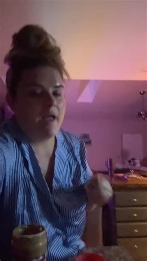 Emily Rose on Instagram: "Making dinner on a gummy makes yumminess a guarantee. Also really glad that unbuttoned button didn’t expose anything without my permission. Yes I’m keeping the jammies lol #dinner #cookwithme #comfortcreator #adhd #gardening"