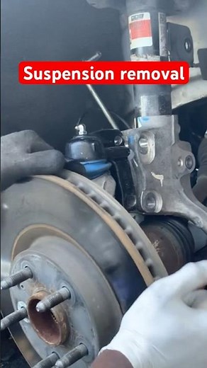 Cadillac xts front suspension removal #cars #allaboutcarz #cadillac