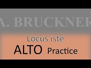 Bruckner WAB 23 (Locus iste) - Alto practice