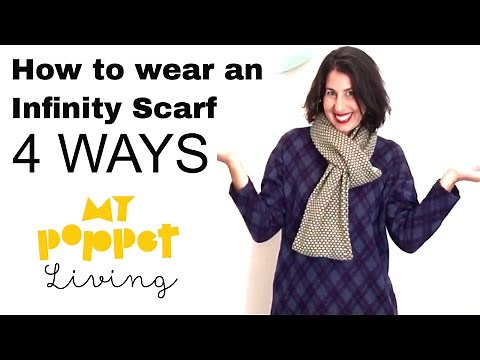 How to wear an Infinity Scarf 4 Ways