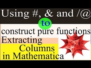 Pure functions in Mathematica