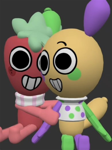 Animación Divertida de Berry Funny y Dandy's World