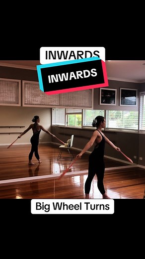 Learn the Inwards Big Wheel Turns with Side Raise Swings