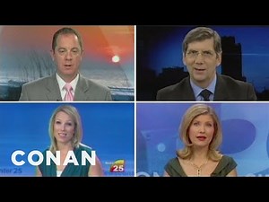 Newscasters Agree: Yeah, Baby Edition | CONAN on TBS