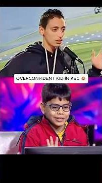 😂 KBC Kid’s Overconfident Moment! (Full Video) | Ishit Bhatt 🎯 #shorts