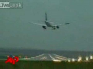 Raw Video: Jet's Near Crash in Germany