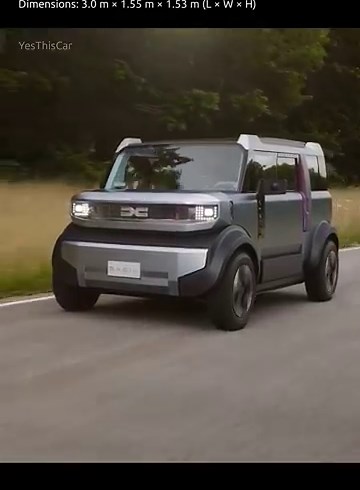 Dacia Hipster Concept - Tiny, ultra-affordable electric city car