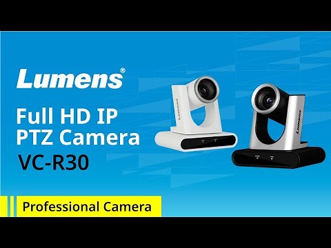 Lumens VC-R30 Full HD IP PTZ Camera for Video Conferencing & Hybrid Classrooms